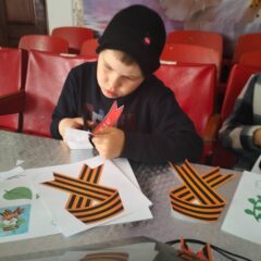 Акция «Георгиевская ленточка своими руками» 